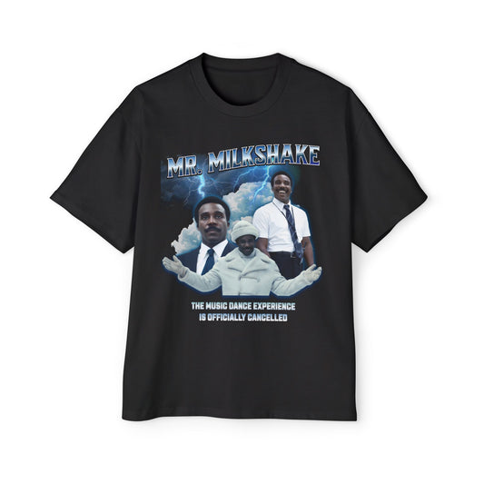 Vintage Mr Milkshake, Oversized Heavy Unisex Tee, Mr Milchick Severance