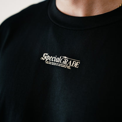 Special Grade clothing front logo on black shirt